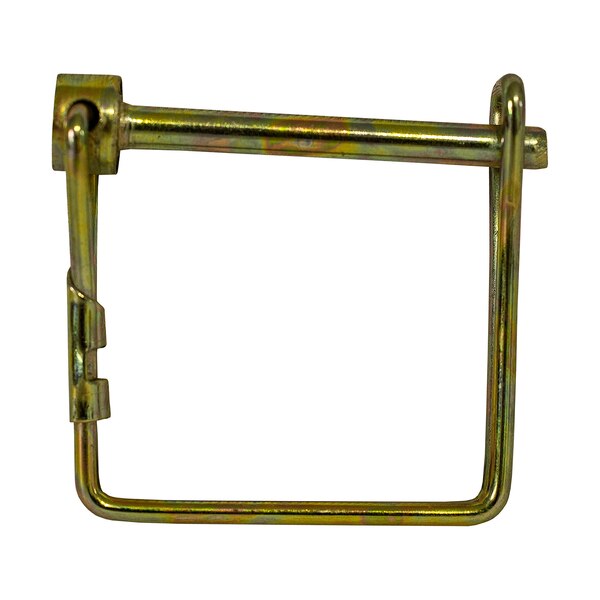 Safety Pin, C1010 and C1020, Zinc Plated, 3/8 in Pin Dia, 1 17/32 in Usbl L, 1 5/8 in L