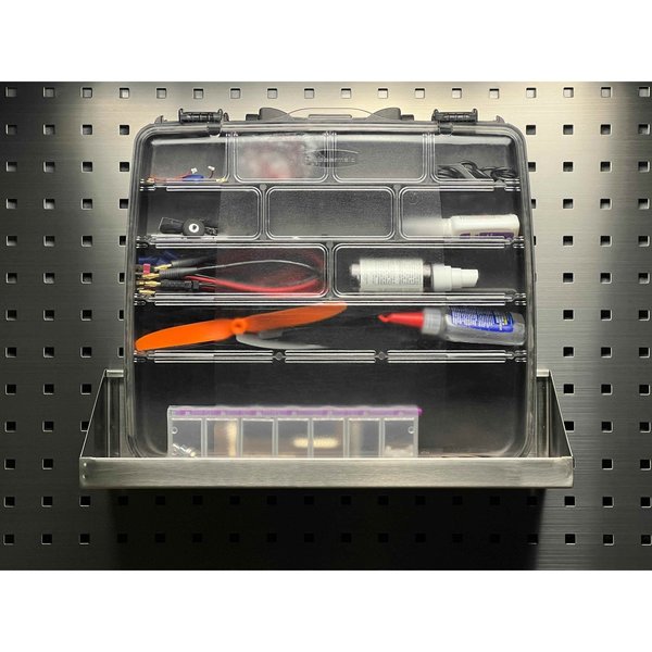 18 In. W x 6-1/2 In. Deep Stainless Steel Shelf for Stainless Steel LocBoard