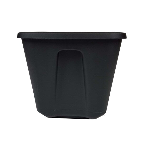 Storage Tote, Gray, Polypropylene, 23 1/2 in L, 17 1/2 in W, 15 1/2 in H, 18 gal Volume Capacity