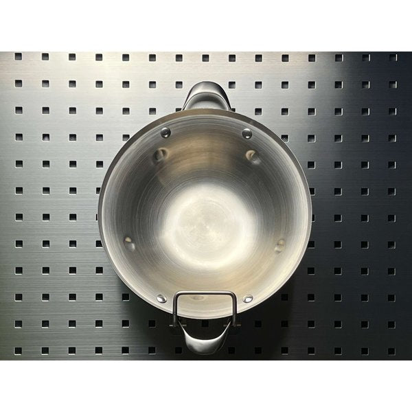 5 In. 80 Degree Bend Stainless Steel Double Closed End Loop Pegboard Hook for Stainless Steel LocBoard 2 Pack