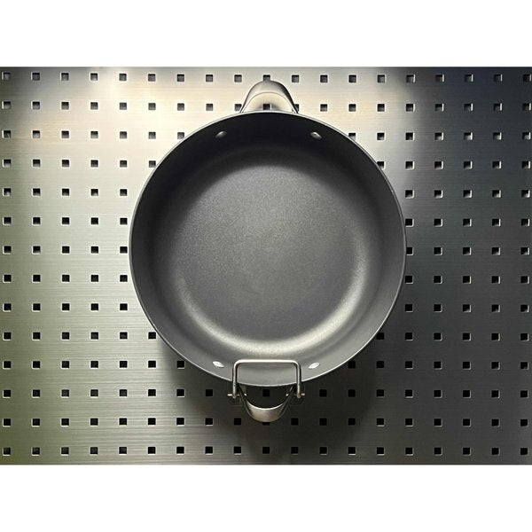 5 In. 80 Degree Bend Stainless Steel Double Closed End Loop Pegboard Hook for Stainless Steel LocBoard 2 Pack