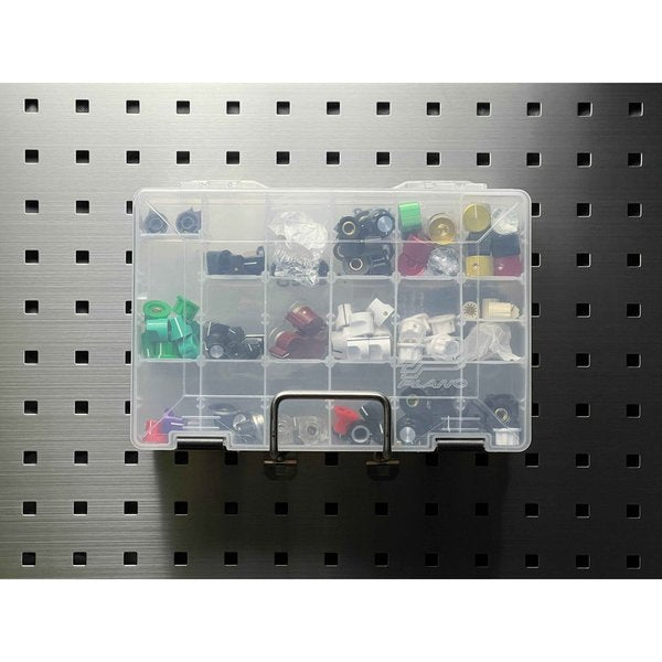 5 In. 80 Degree Bend Stainless Steel Double Closed End Loop Pegboard Hook for Stainless Steel LocBoard 2 Pack