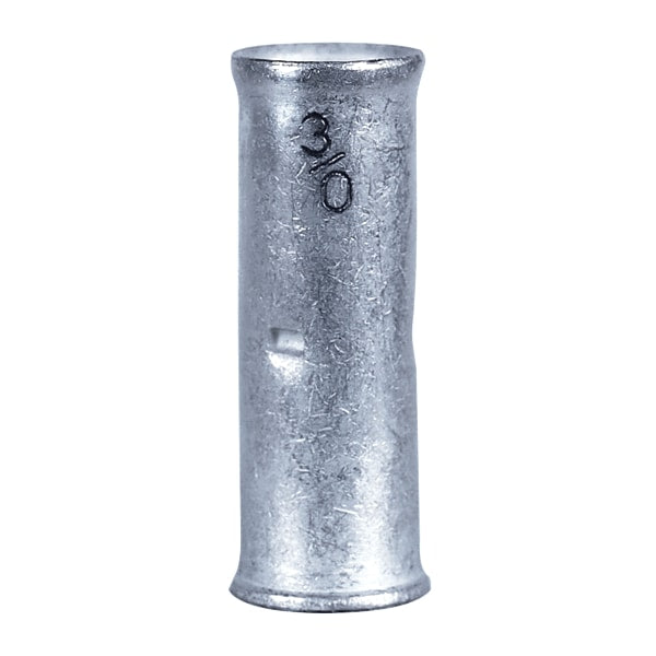 Butt Splice, Copper, 8 Gauge, PK50