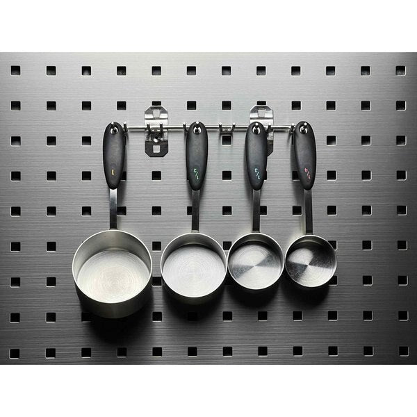 8-1/8 In. W Stainless Steel Multi-Prong Tool Holder for Stainless Steel LocBoard
