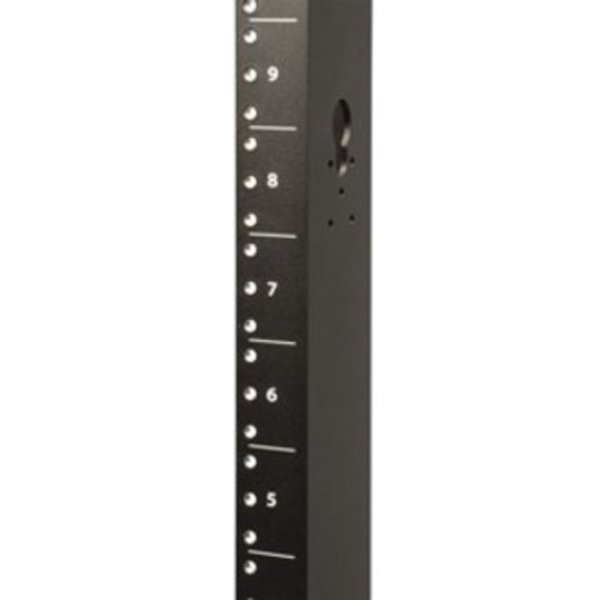 Open Frame Rack, 45in H, 45U, Steel, 22 in D