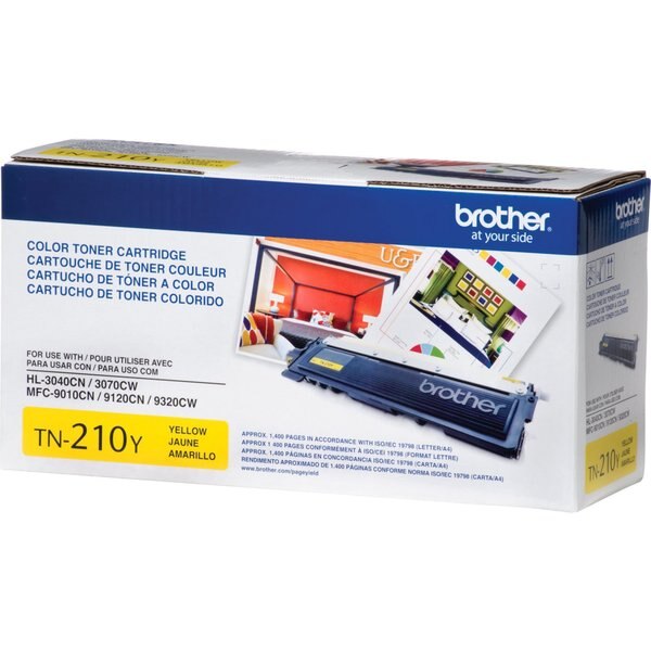 Toner For TN210Y, Yellow, 1.4K Pages
