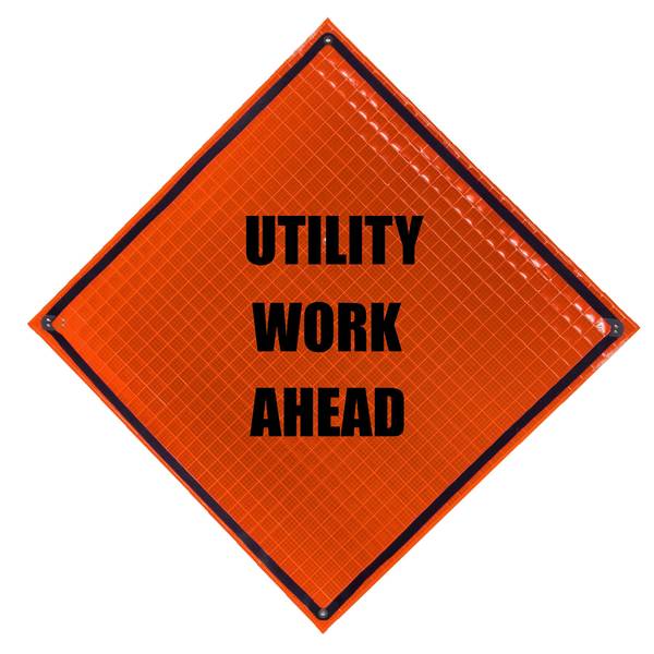 Super Bright Roll Up Sign, 36