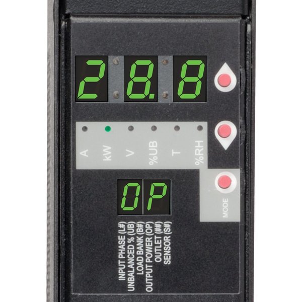 PDU, 3-Ph, Switched, 28.8kW, 24 C13, 6 C19, 0U