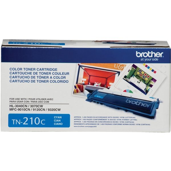Toner For TN210C, Cyan, 1.4K Pages