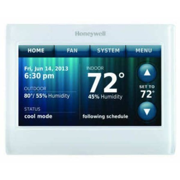Wireless Thermostat, 7 Programs, 3 Heat Pump or 2 Conventional H 2 C, Hardwired