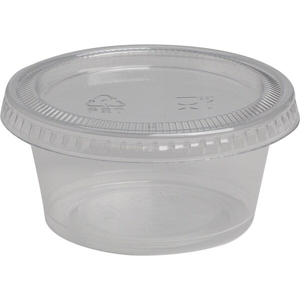 Portion Cup, 2 oz., Plastic, Clear, PK2400