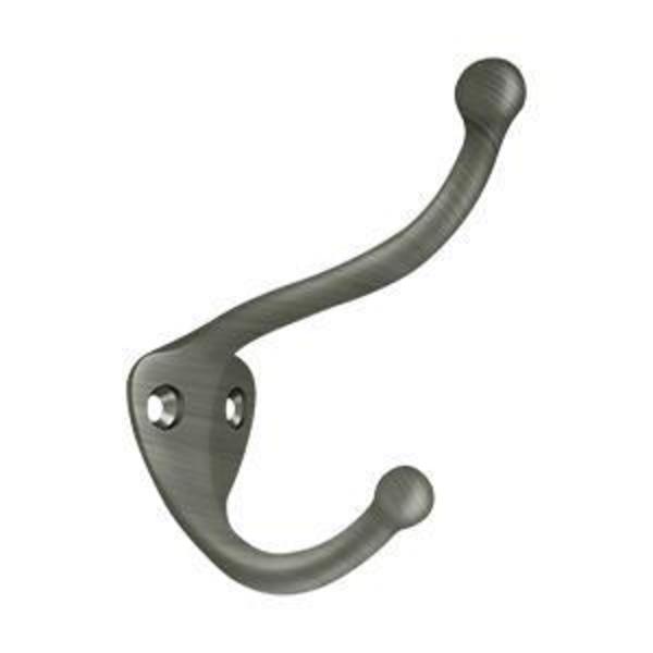 Coat & Hat Hook Antique Nickel