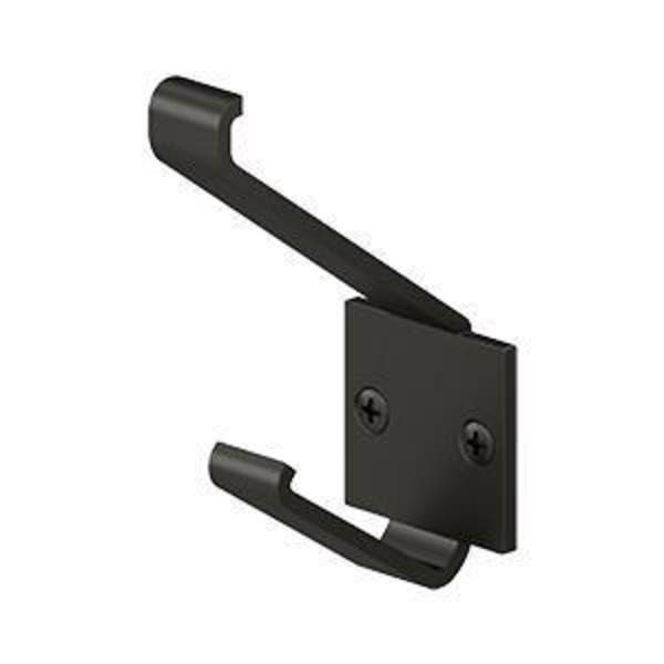 Double Modern Hook Oil Rubbed Bronze
