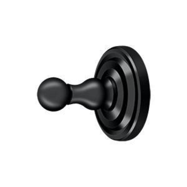 Single Robe Hook, R-Series Black