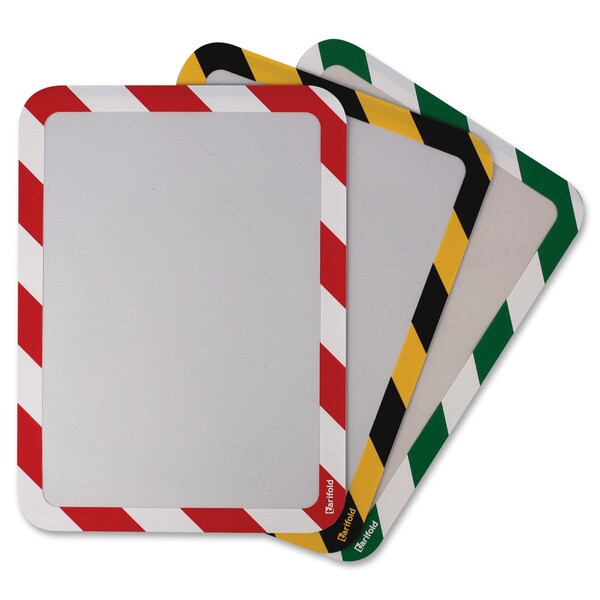 Sign Holder, Red/White, 1/8 in. H, PK2