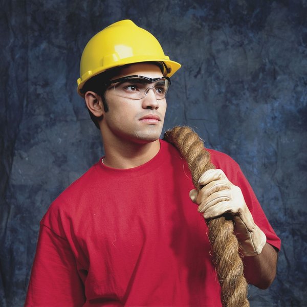 Safety Glasses, Wraparound Clear Polycarbonate Lens, Scratch-Resistant