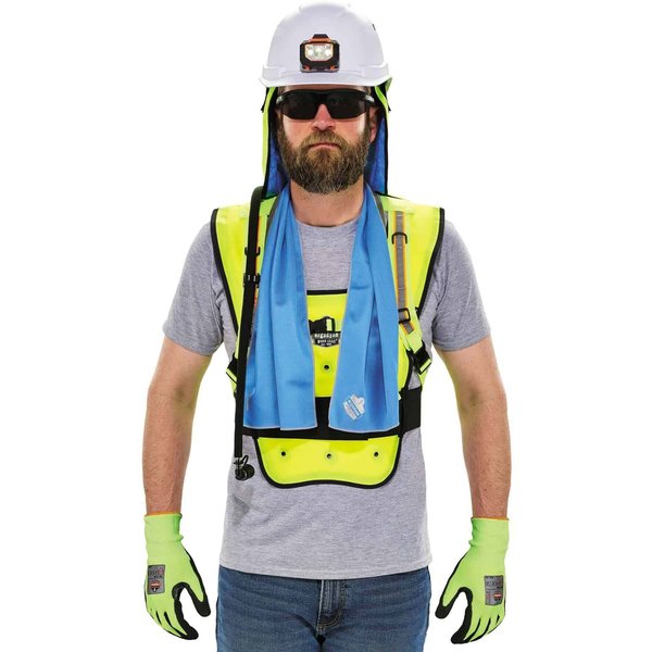 Dry Cooling Vest, 72 hr. Cooling, Nylon