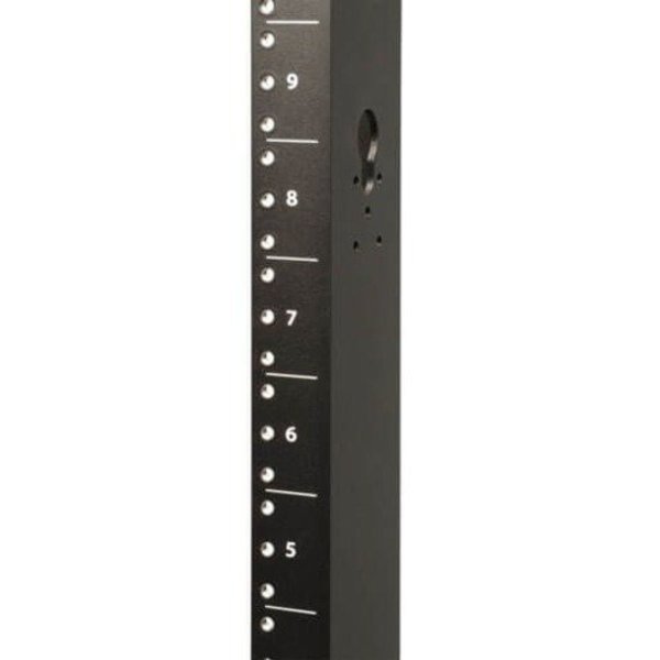 Open Frame Rack, 45in H, 45U, Steel, 22 in D