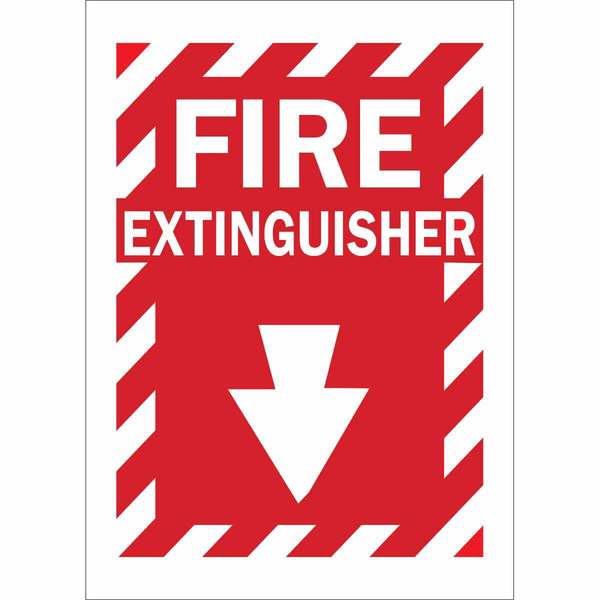 Fire Extinguisher Sign, 14X10