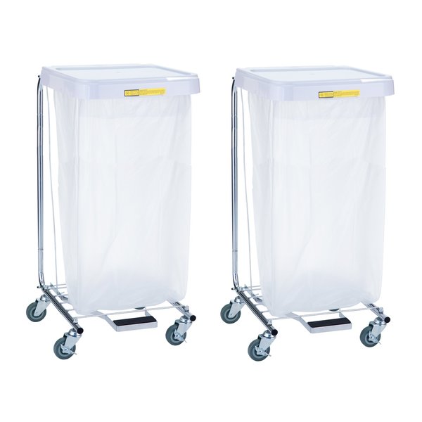 Single Medium Duty Hamper with Foot Pedal, 35