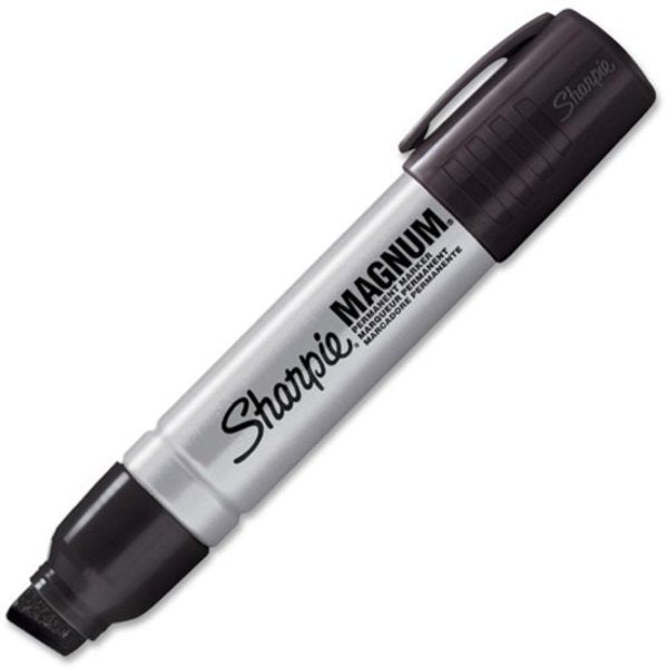 Industrial Marker, Oversized Chisel Tip, Black