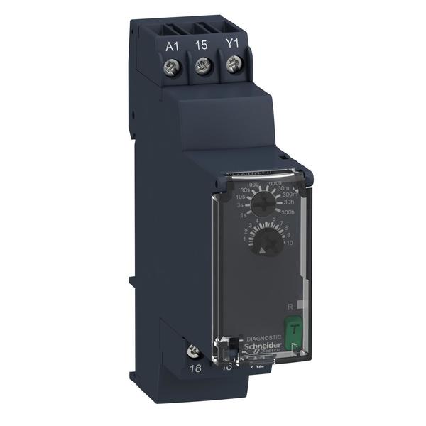 Timer, 24-240VAC/VDC, In 8A, Spdt Out On