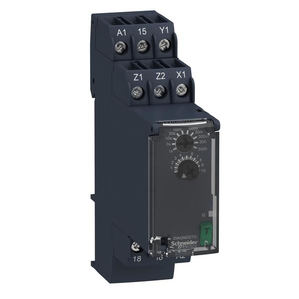 Timer, 24-240VAC/VDC, In 8A, Spdt Out On