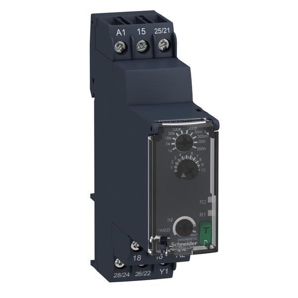 Timer, 24-240VAC/VDC, In 8A, Dpdt Out Of
