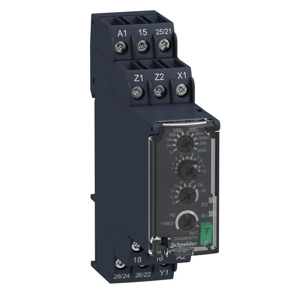 Timer, 24-240VAC/VDC, In 8A, Dpdt Out Mu