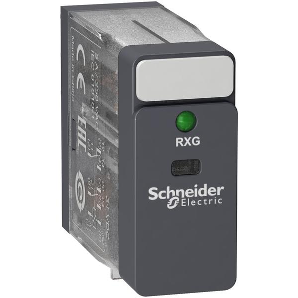 Relay, 2CO, 5A-250VAC, 24VDC, Coil Led