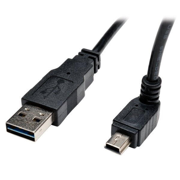 USB Reversible 2.0 Cable, Up, 5Pin, M/M, 3ft