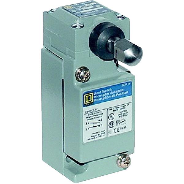 Heavy Duty Limit Switch, Adjustable Push, Rod, 2NC/2NO, 10A @ 600V AC