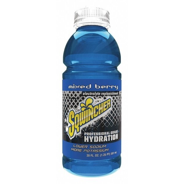 Sports Drink, Regular, 20 oz ready to drink, Mixed Berry, 24 Pack