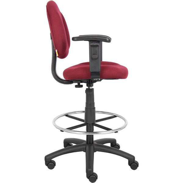 Drafting Stool (B315-By) W/Footring And Adjustable Arms