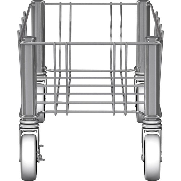 Container Dolly, 100 lb, Single, 9in H, Gray