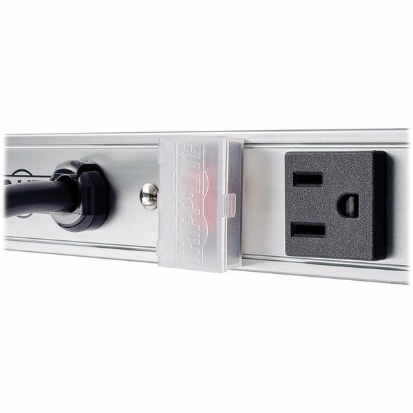 Outlet Strip, 15A, 20 Outlet, 15 ft, Gray