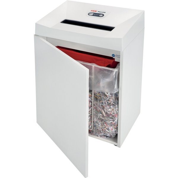 Paper Shredder, Strip-Cut, White, 21 gal.