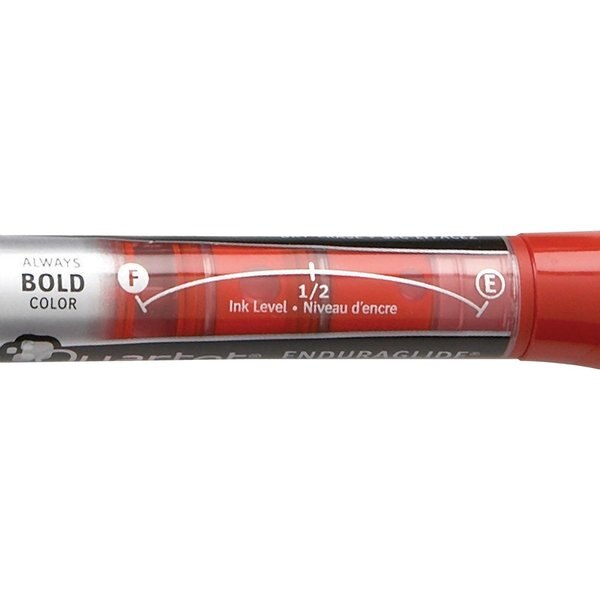 Dry Erase Marker, Chisel Tip, Red, PK12 Low Odor