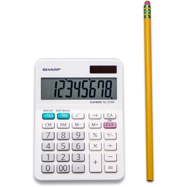 Desktop Calculator, LCD, 8 Display Digits