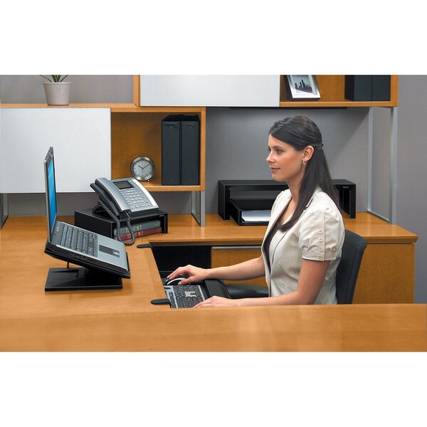 Laptop Riser, Black/Pearl