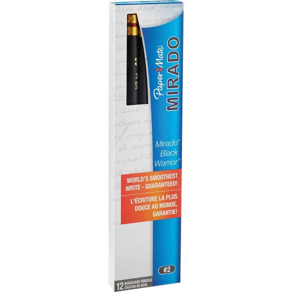 Woodcase Pencil, #2 HB, Black, PK12