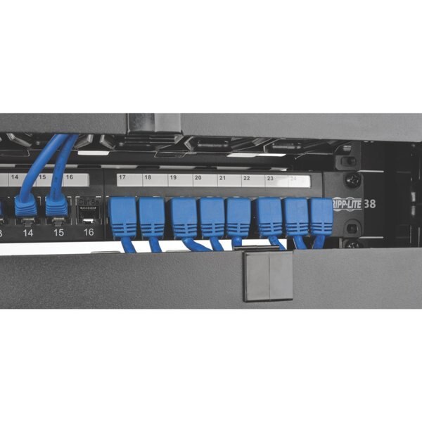 Cat6 Cable, Right Angle, RJ45, Blue, 10ft