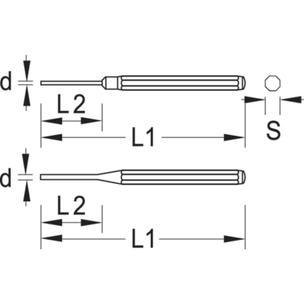 Pin Punch, 7mm