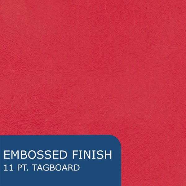 Case of Red Paper Pocket Folders, 11.75