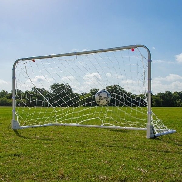 Easy Fold Soccer Goal, 6x3x3ft, Steel Frame