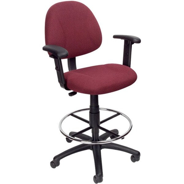 Drafting Stool (B315-By) W/Footring And Adjustable Arms