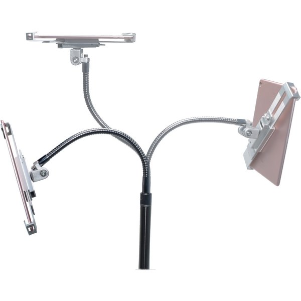 Tablet Stand, Silver, 17-1/2