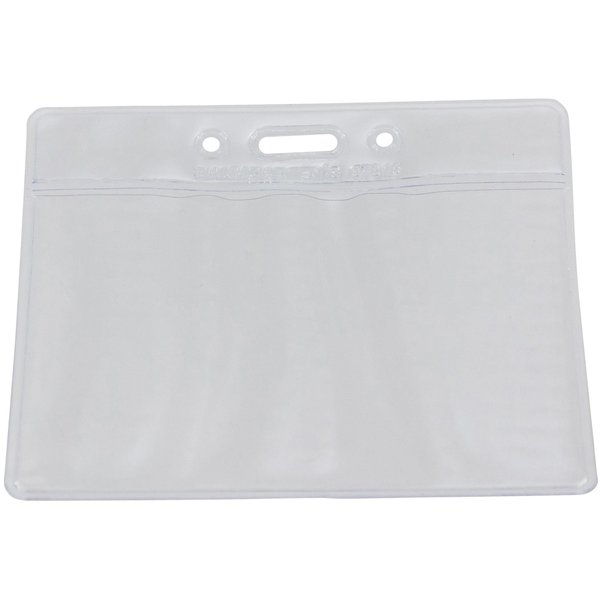 ID Badge Holder, Horizontal, PK50