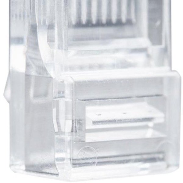 RJ45 CAT6 Pass-Through Connectors, PK 50