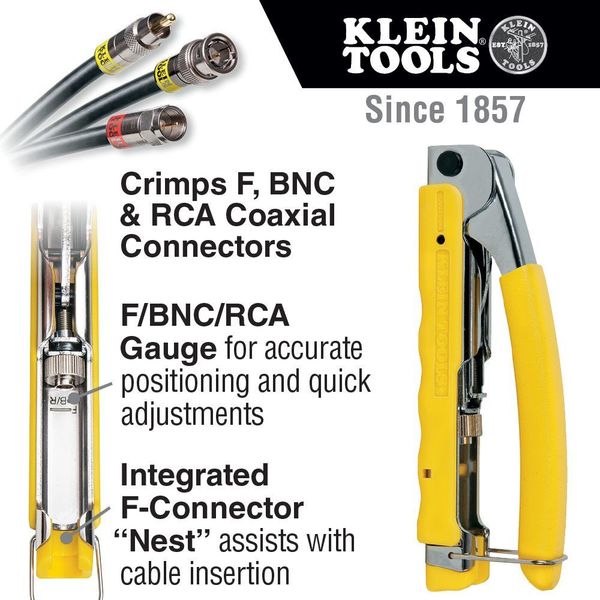 5 1/2 in Dieless Crimper RG-59, RG-6/6Q